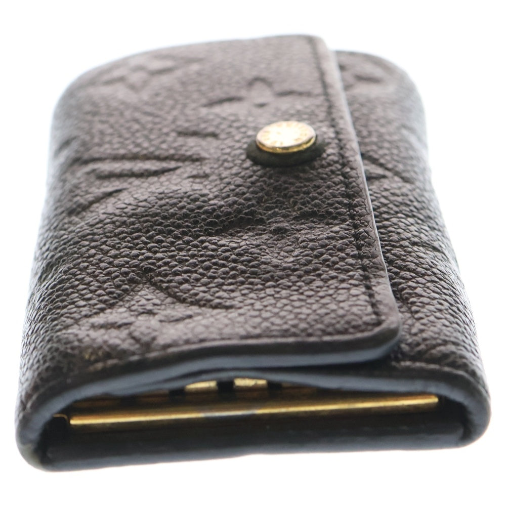 LOUIS VUITTON(ルイヴィトン) モノグラム アンプラント ミュルティクレ6 6連キーケース ブラック レザー M64421 ゴールド金具 レディース