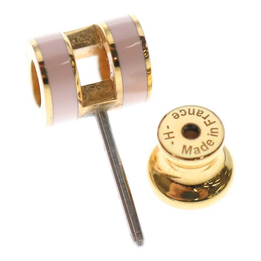 HERMES(エルメス) ピアス ミニポップアッシュ ピンク×ゴールド GP アクセサリー