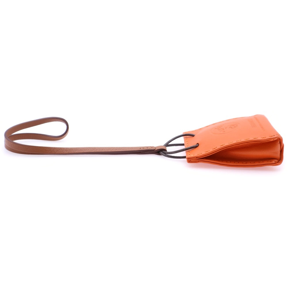 HERMES(エルメス) バッグチャーム サックオランジュ オレンジ アニョーミロ レディース