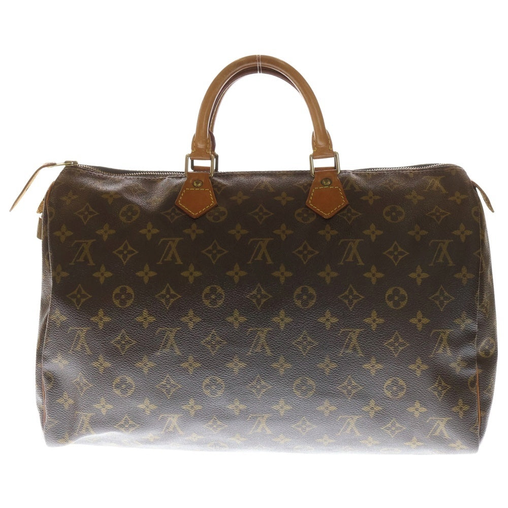 LOUIS VUITTON(ルイヴィトン) モノグラム スピーディ40 レザーハンドバッグ ブラウン M41522 レディース
