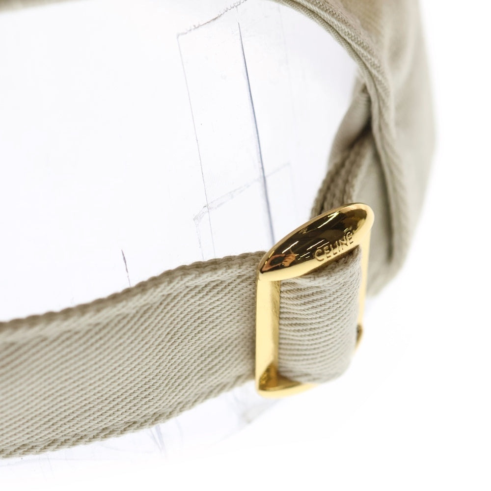 CELINE(セリーヌ) トリオンフ ロゴベースボールキャップ 帽子 ベージュ 2AUT6234X
