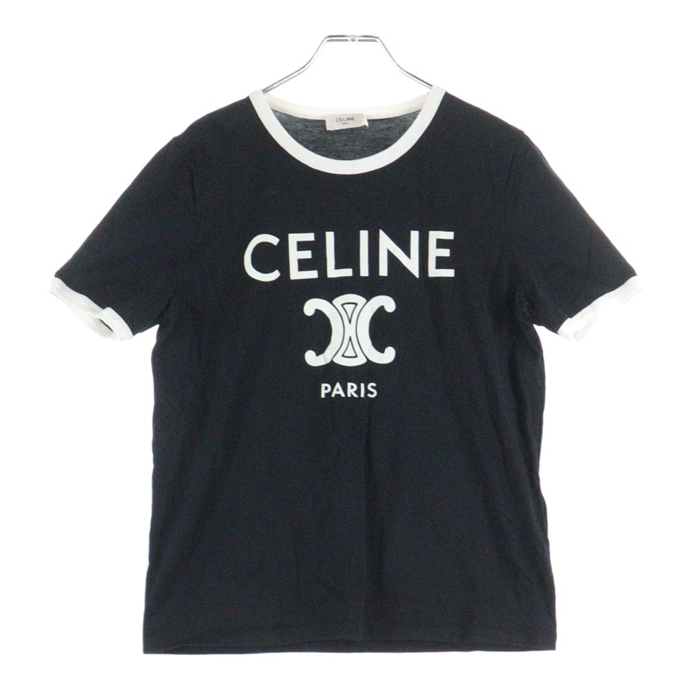 CELINE(セリーヌ) トリオンフ ロゴプリント コットンジャージー クルー