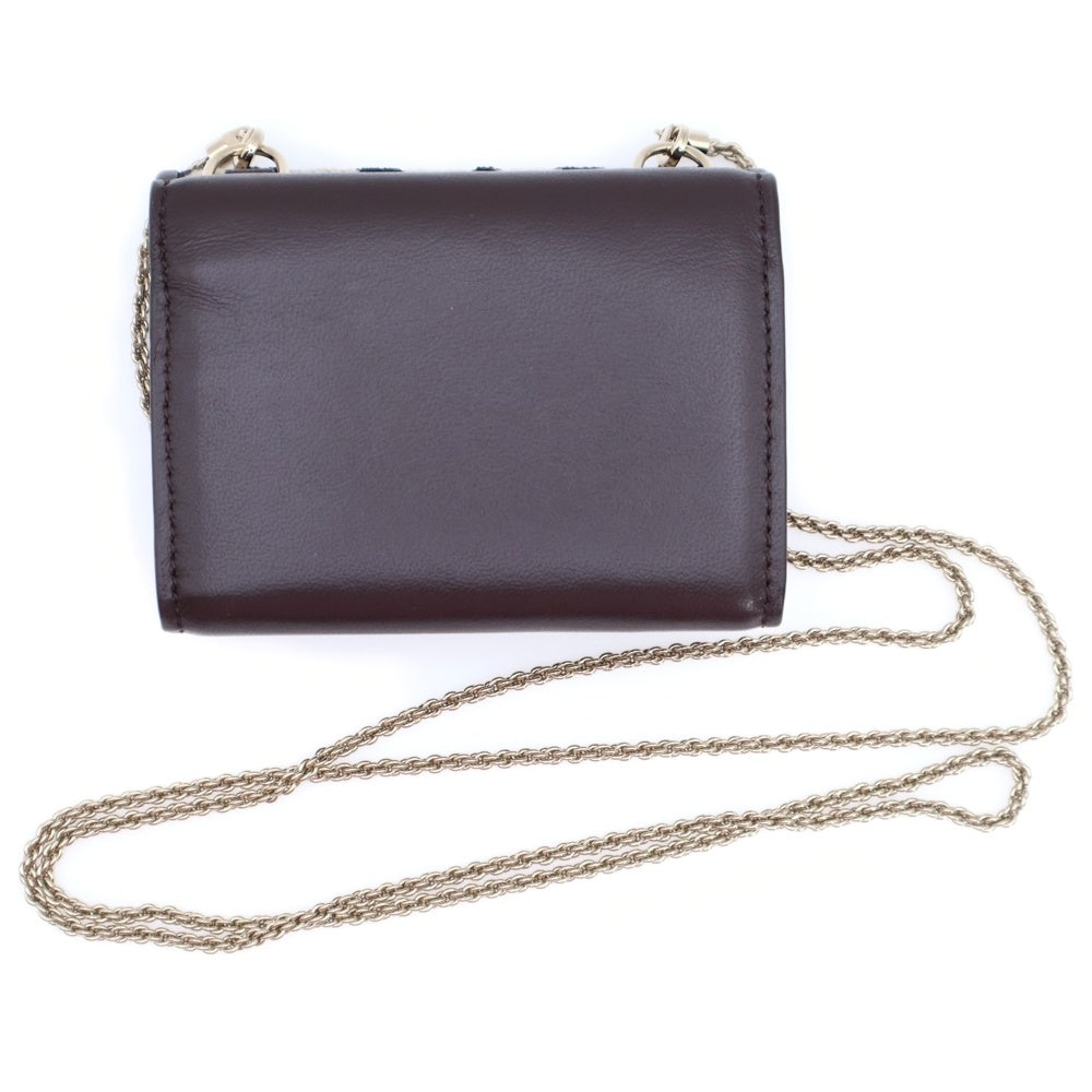 valentino garavan(ヴァレンティノガラヴァーニ) ロコ トワル イコノグラフ チェーンウォレット ブラウン×ベージュ 財布