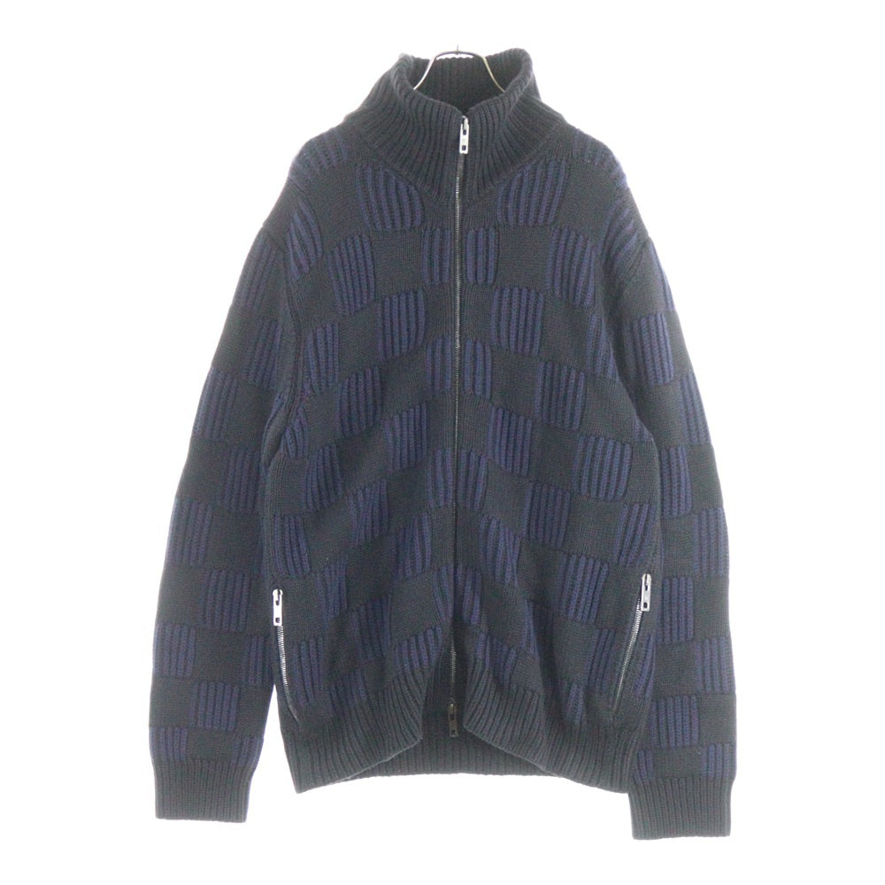 LOUIS VUITTON(ルイヴィトン) ダミエジャガード ウール スタンドカラー