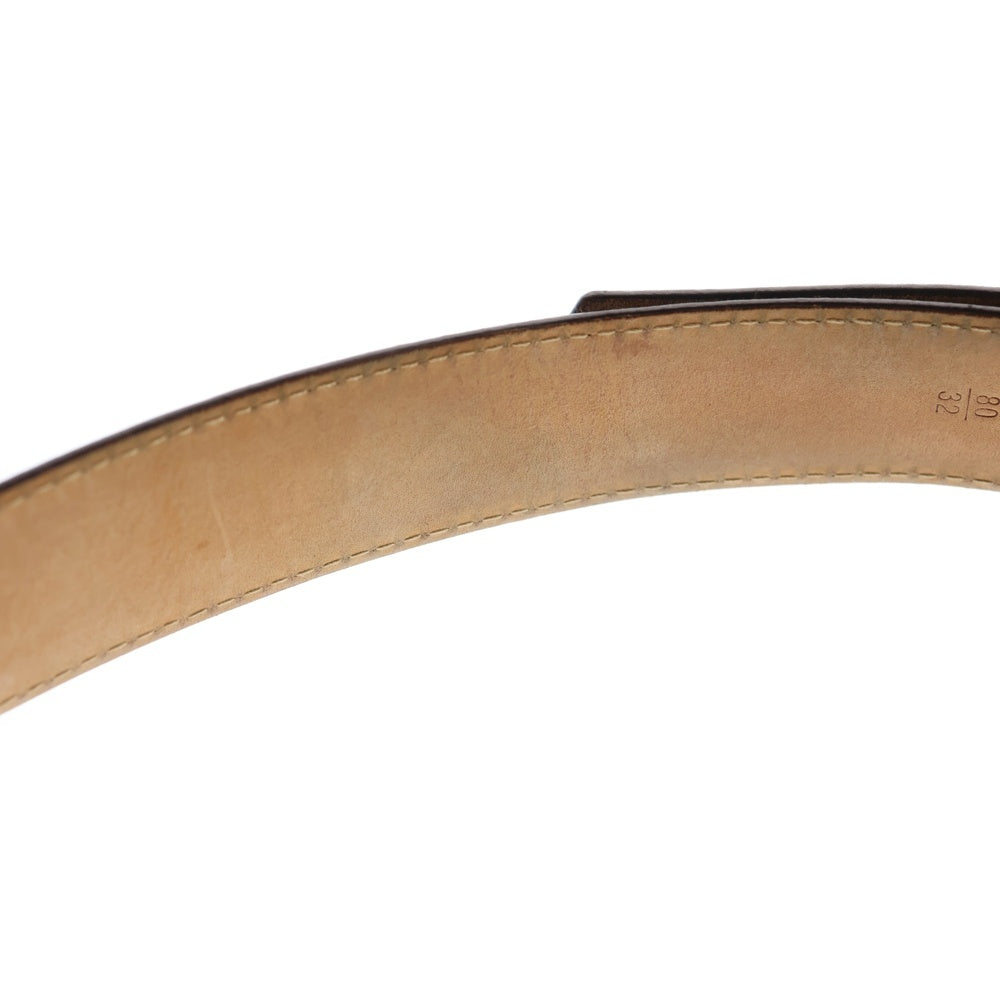 LOUIS VUITTON(ルイヴィトン) モノグラム ダンテェル サンチュール レース ベルト ブラウン レザー M6952 ゴールド金具 レディース