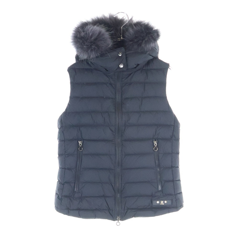 TATRAS タトラス ルセラ ダウンベスト フード ファー グレー M TATRAS(タトラス) ORSIERA オルシエラ ファー フーデッド ジップアップ