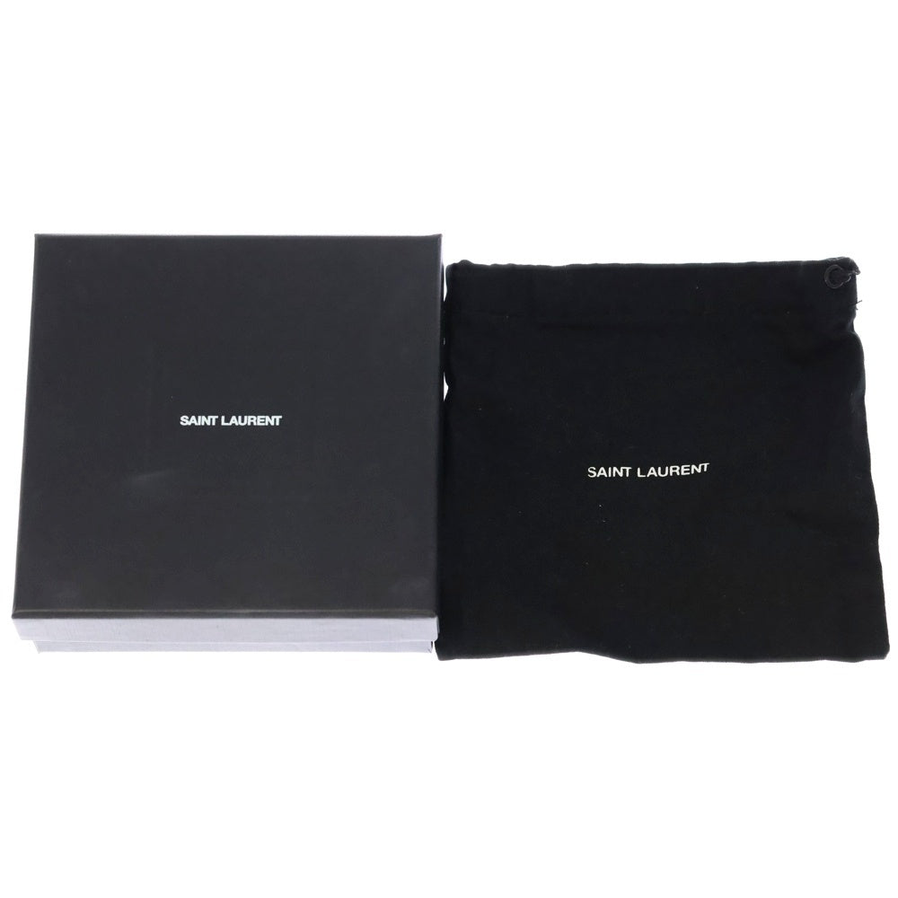 SAINT LAURENT PARIS(サンローランパリ) カサンドラ スレッダー イヤリング YSLロゴ メタル ピアス ゴールド GP 635450 レディース