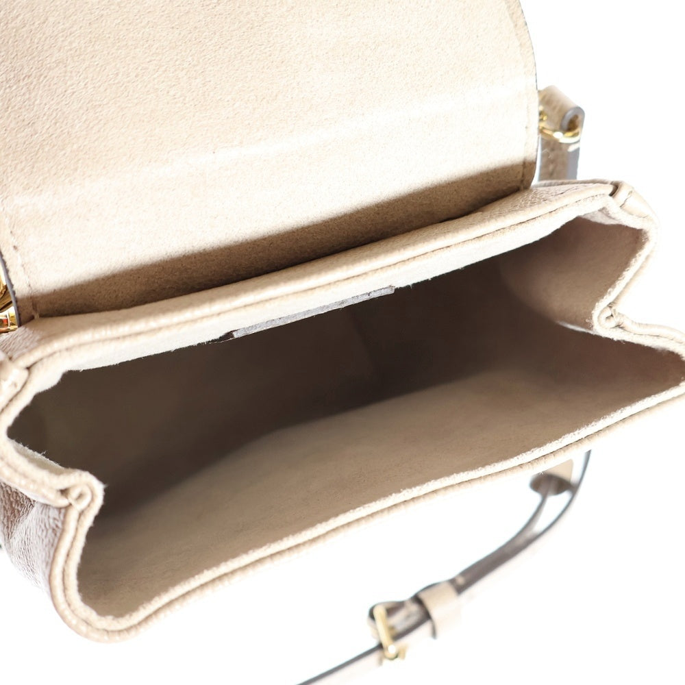 LOUIS VUITTON(ルイヴィトン) モノグラム アンプラント タイニー・バックパック ミニバッグ ミニリュックサック バックパック ショルダーバッグ ベージュ レザー M80738 ゴールド金具 レディース