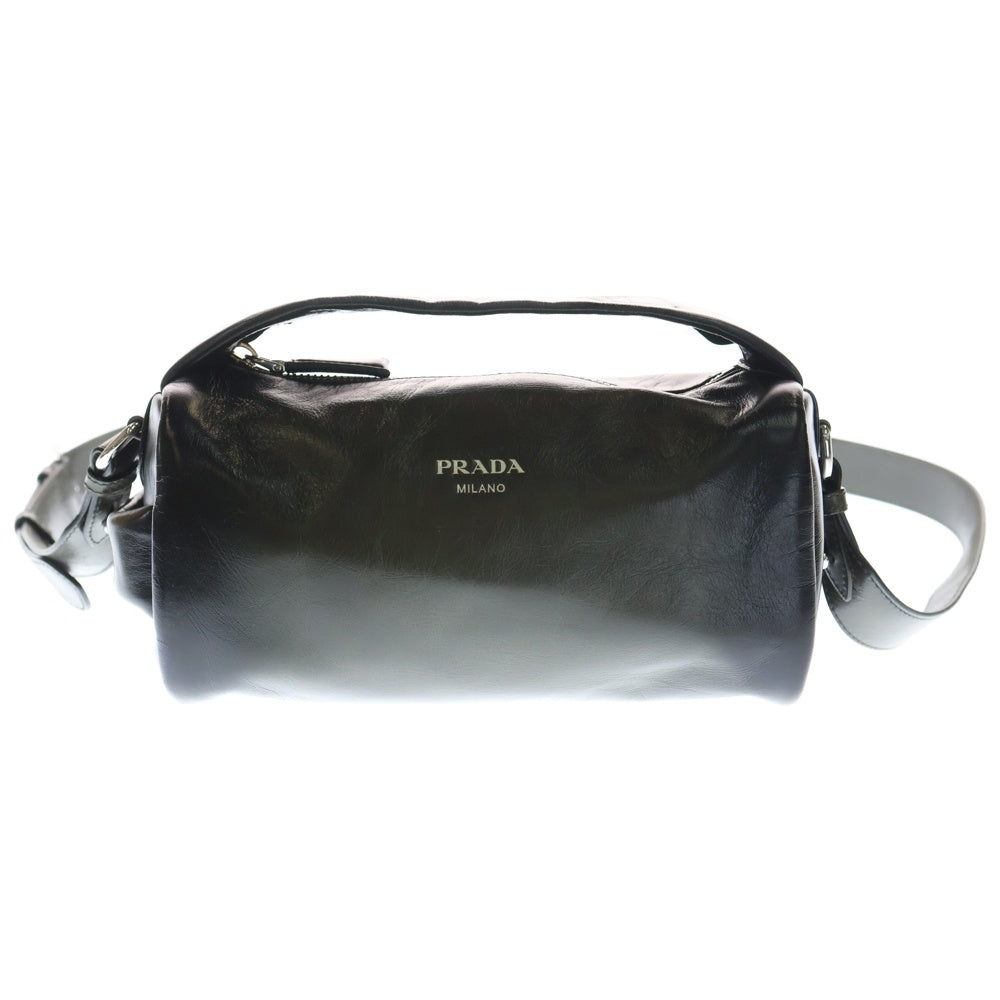 PRADA(プラダ) ナッパレザー ショルダーバッグ ハンドバッグ ダーク