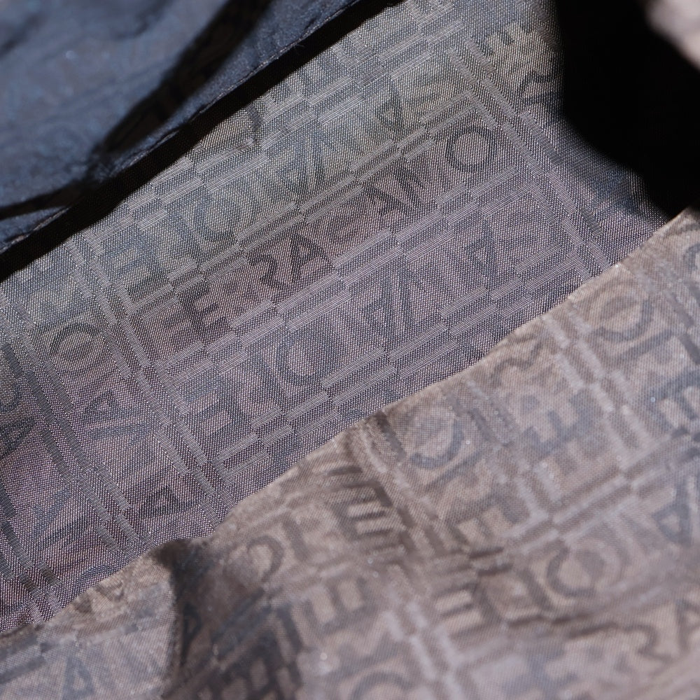 FERRAGAMO(フェラガモ) ガンチーニ トートバッグ 編み込み ブラック レザー レディース