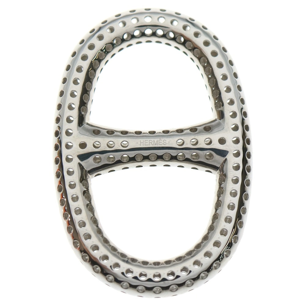 HERMES(エルメス) スカーフリング シェーヌダンクル パンチング ペルフォレ シルバー メタル アクセサリー