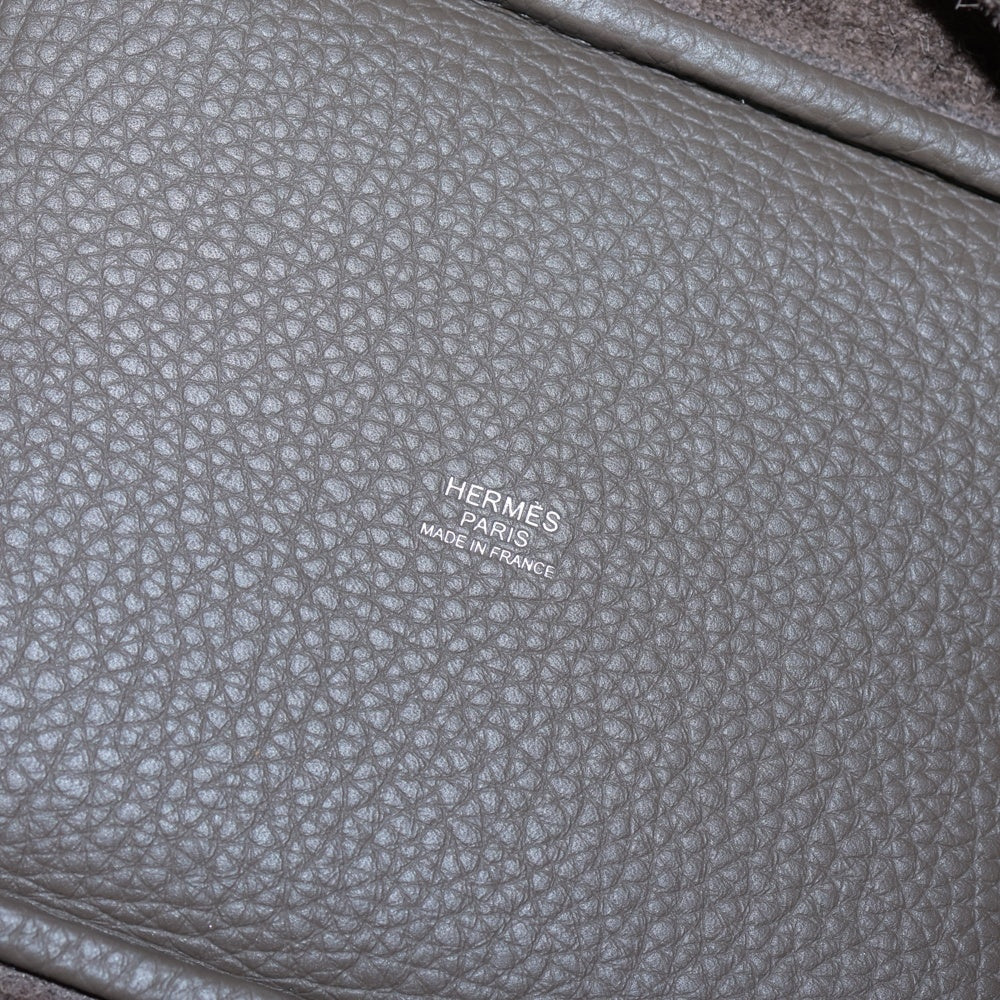 HERMES(エルメス) ピコタンロックPM エトゥープ トリヨンクレマンス レザーハンドバッグ SV金具 W刻印 レディース