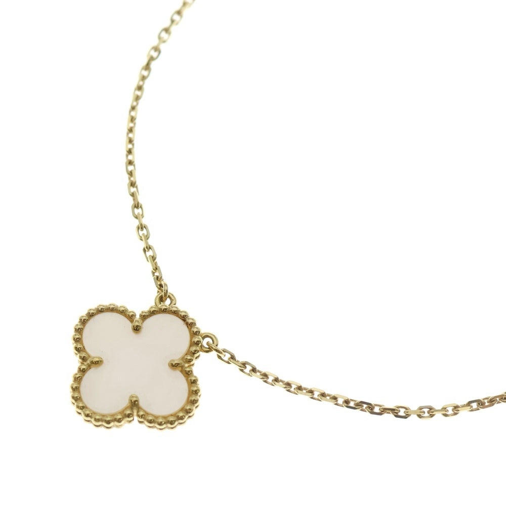 ヴィンテージアルハンブラ　マザーオブパール　イエローゴールド Van Cleef & Arpels ヴァンクリーフ＆アーペル ヴィンテージ