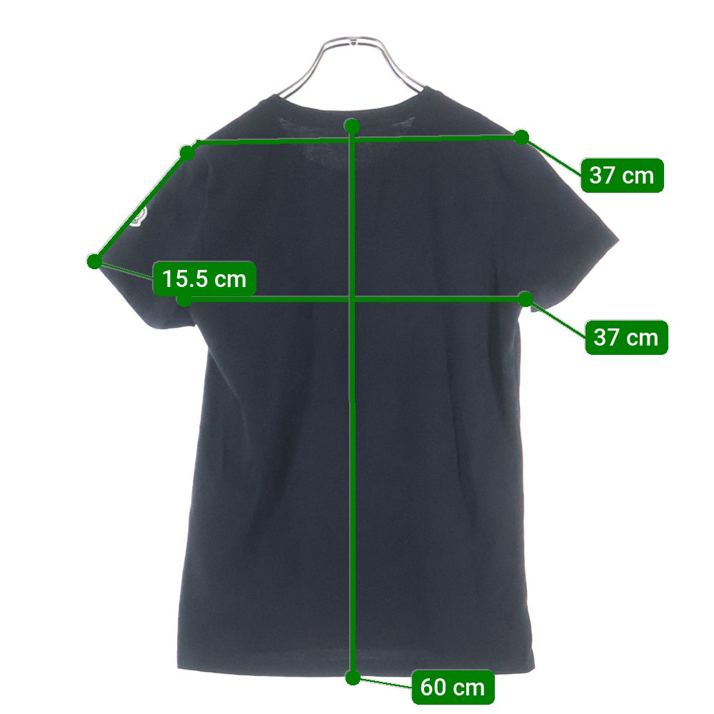 MONCLER(モンクレール) 半袖 Tシャツ ロゴ ブラック コットン I10938C73200 レディース