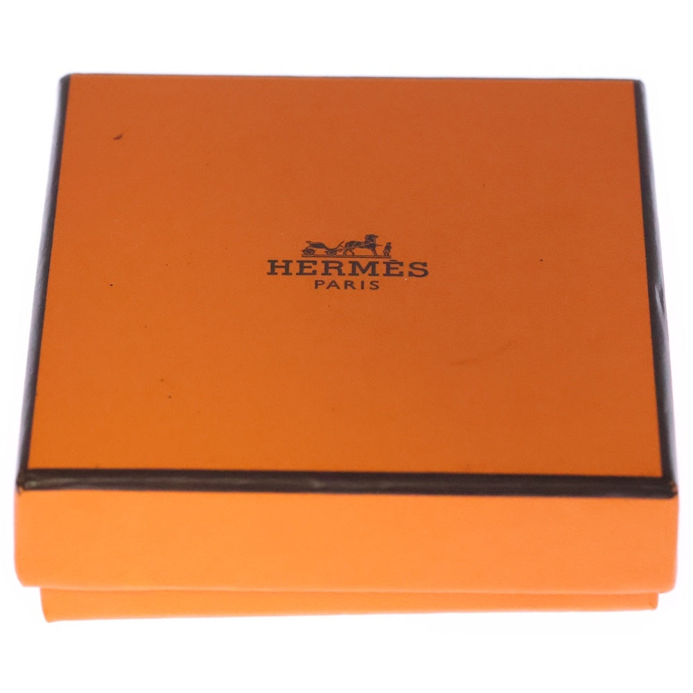 HERMES(エルメス) クリッククラック 孔雀 柄 Hロゴ バングル ブレスレット オレンジ/ゴールド レディース