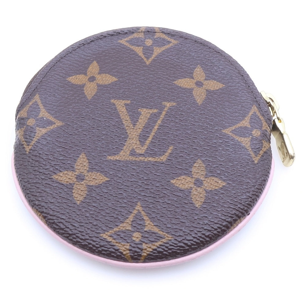 LOUIS VUITTON(ルイヴィトン) モノグラム ポルトモネ ロン ヴィヴィエンヌ ブラウン イエロー PVC コインケース M69057 ICタイプ レディース