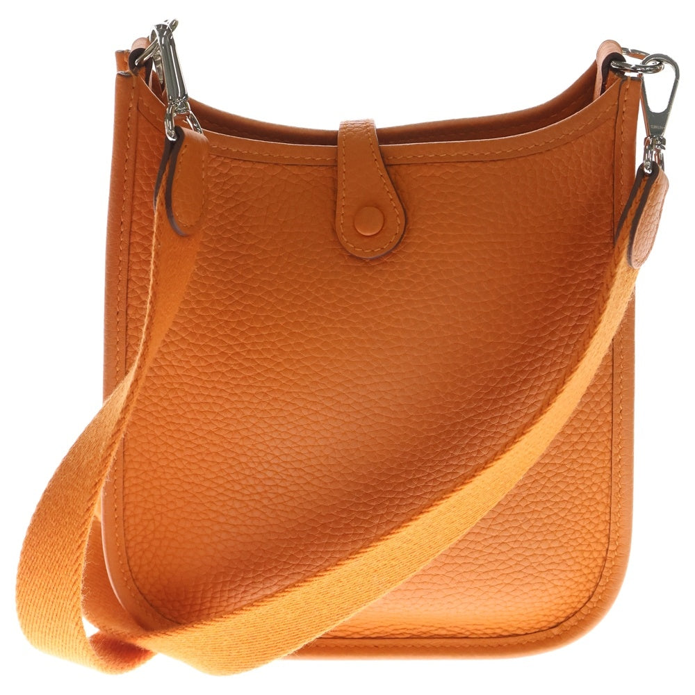 HERMES(エルメス) エブリンTPM オレンジミニアン トリヨンクレマンス レザーショルダーバッグ SV金具 W刻印 レディース