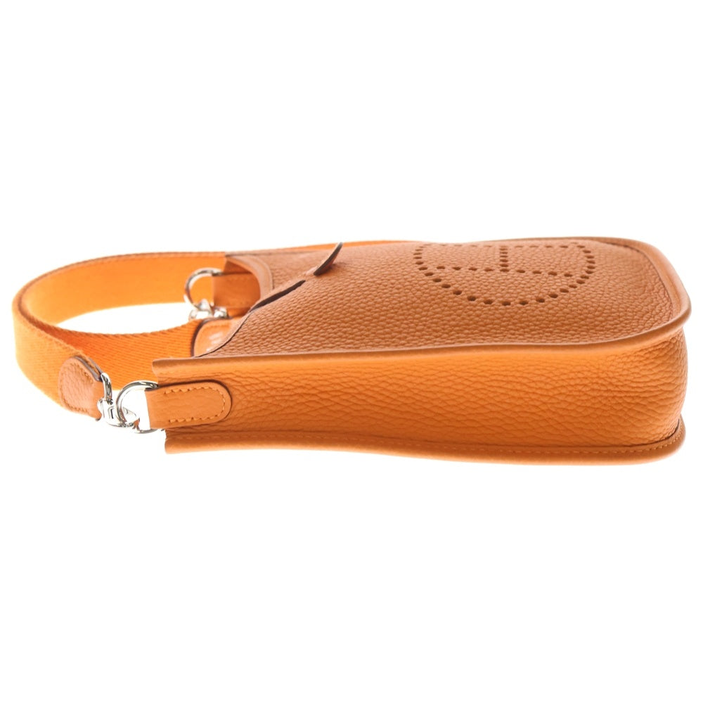 HERMES(エルメス) エブリンTPM オレンジミニアン トリヨンクレマンス レザーショルダーバッグ SV金具 W刻印 レディース