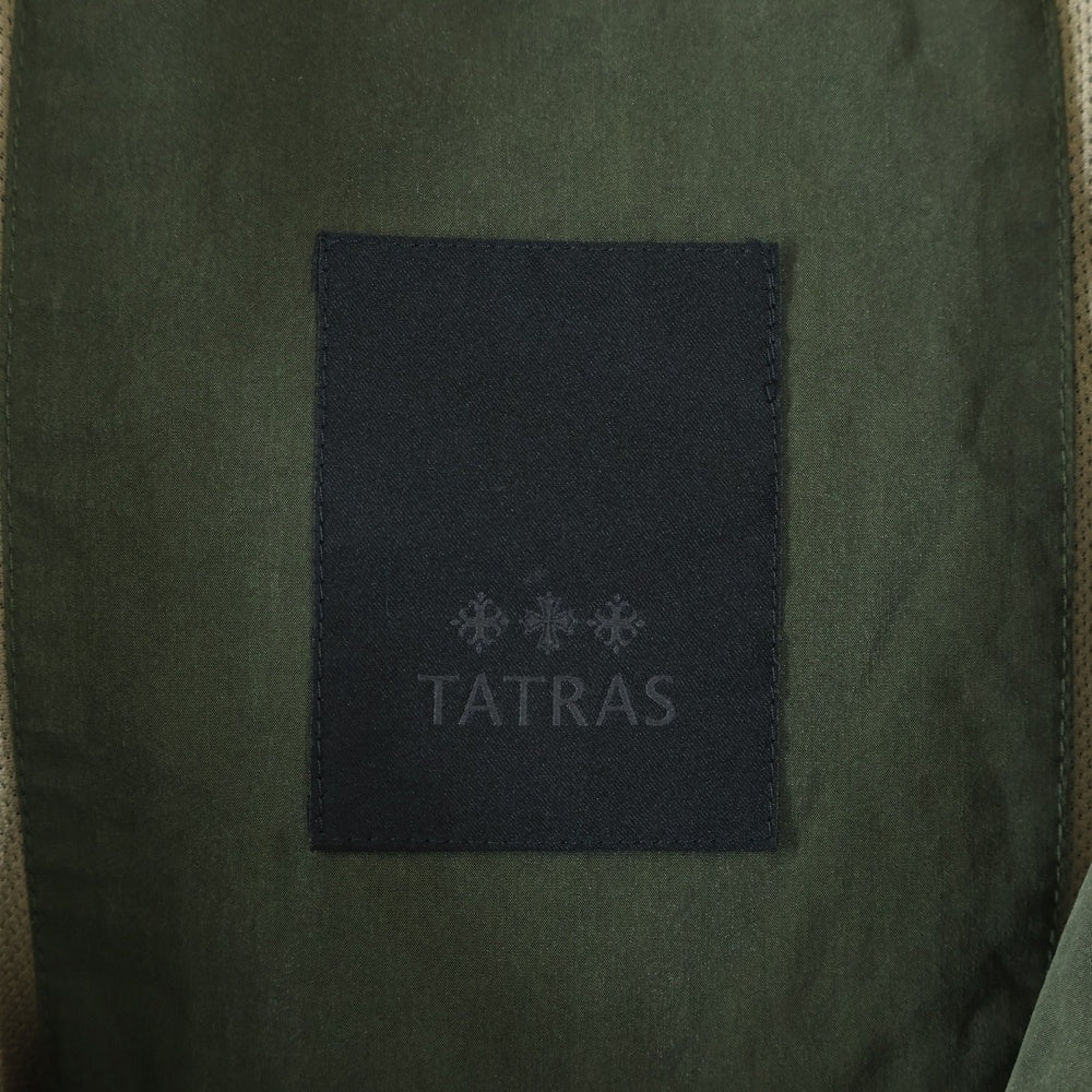 TATRAS(タトラス) PORTFINO ポルトフィーノ フーデッド ジップアップ ジャケット マウンテンパーカー カーキ MTK19S4170
