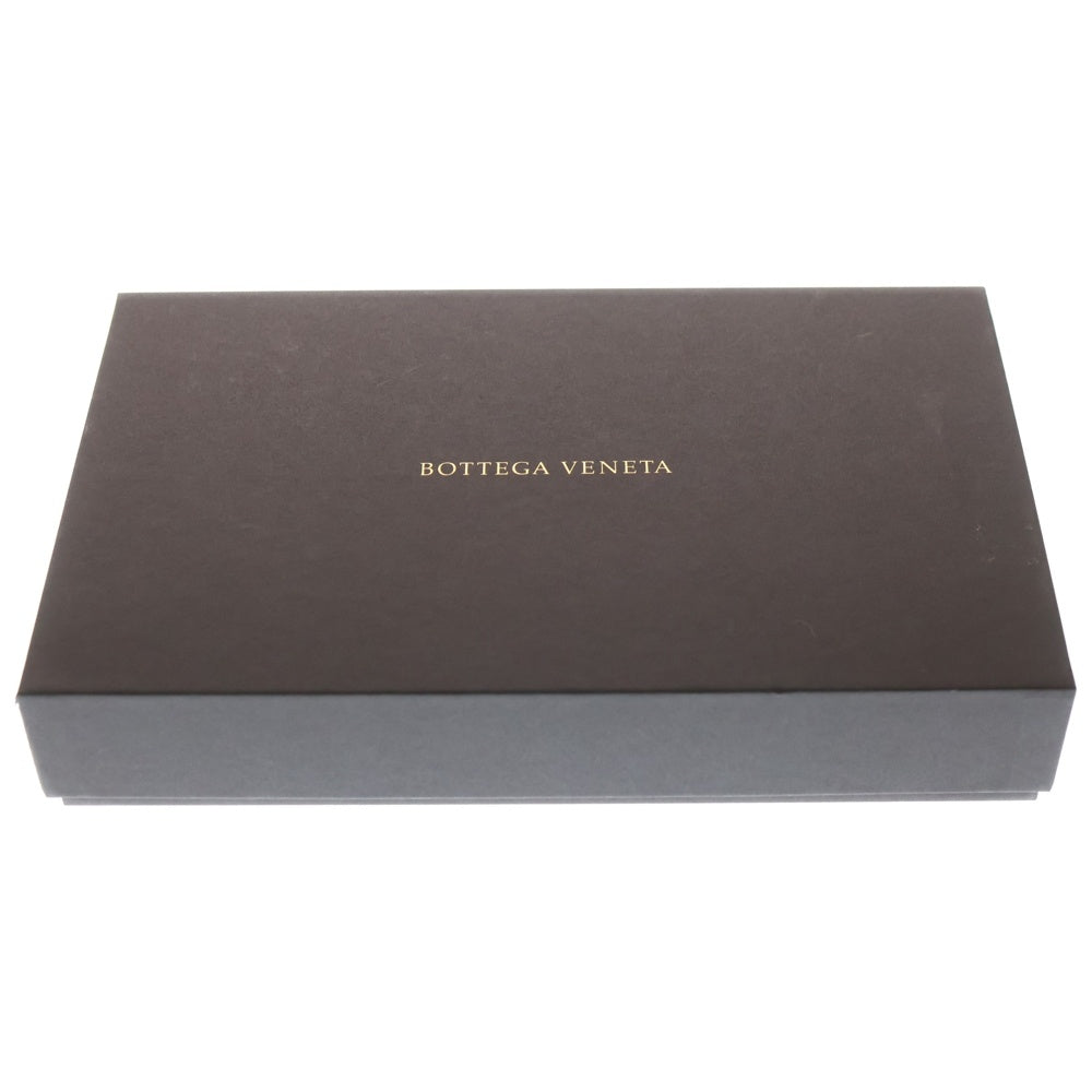 BOTTEGA VENETA(ボッテガヴェネタ) イントレチャート ラウンドファスナー 長財布 ロングウォレット ブラック レザー レディース