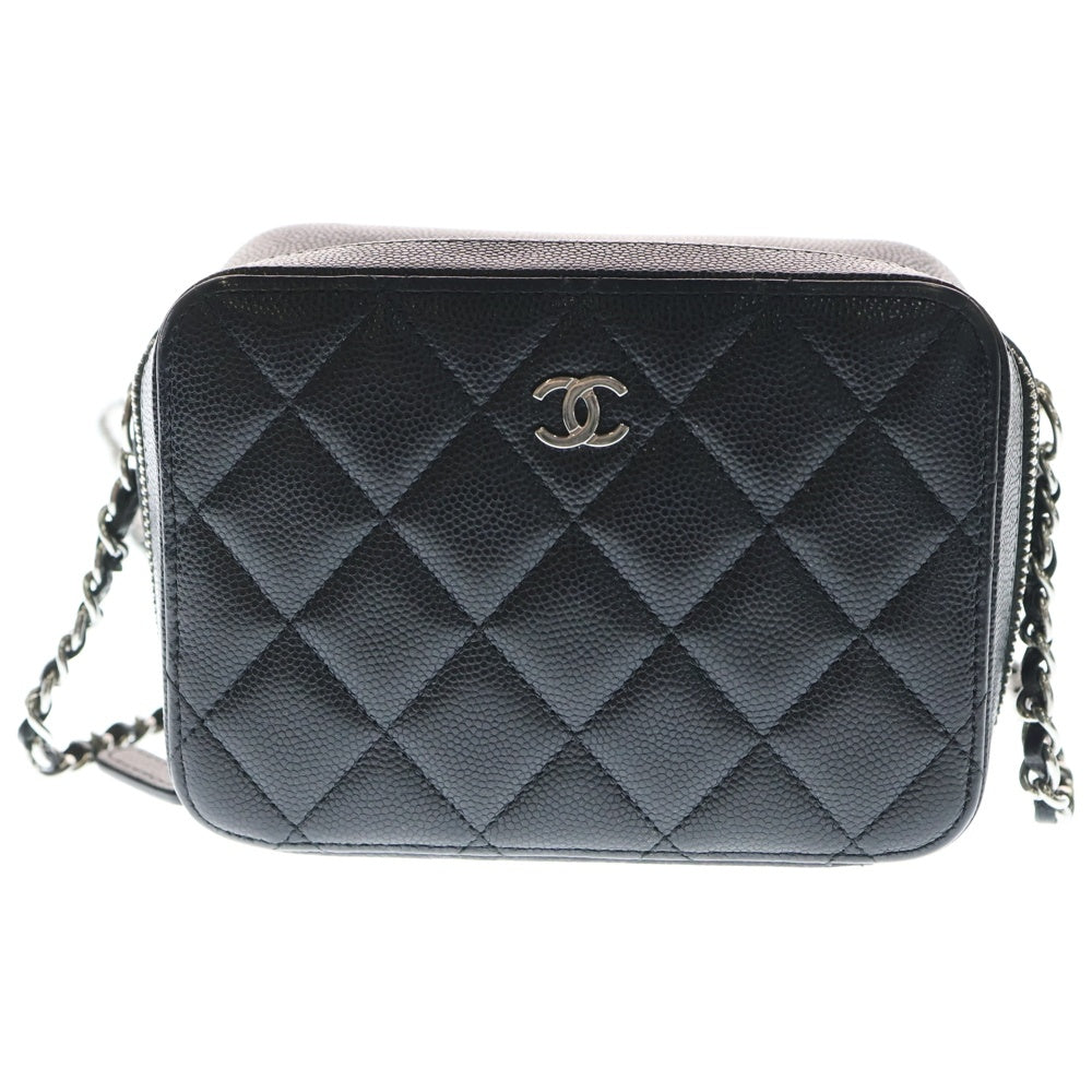 CHANEL(シャネル) マトラッセ ココマーク キャビアスキン レザー