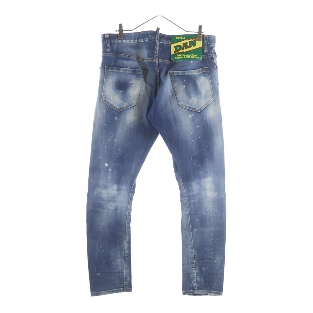 DSQUARED2(ディースクエアード) ダメージ加工 デニムパンツ ジーンズ インディゴ S74LB1178