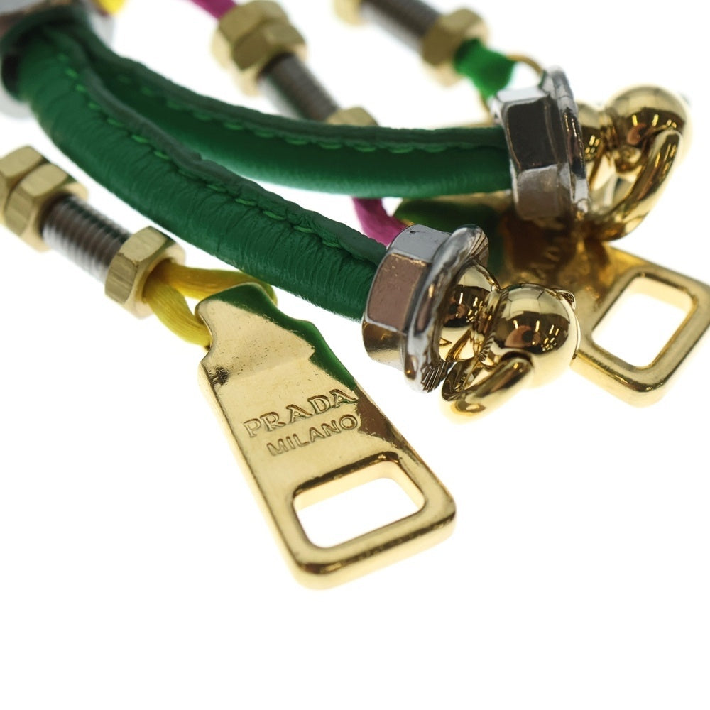 PRADA(プラダ) ポップストリング バッグチャーム キーホルダー マルチカラー