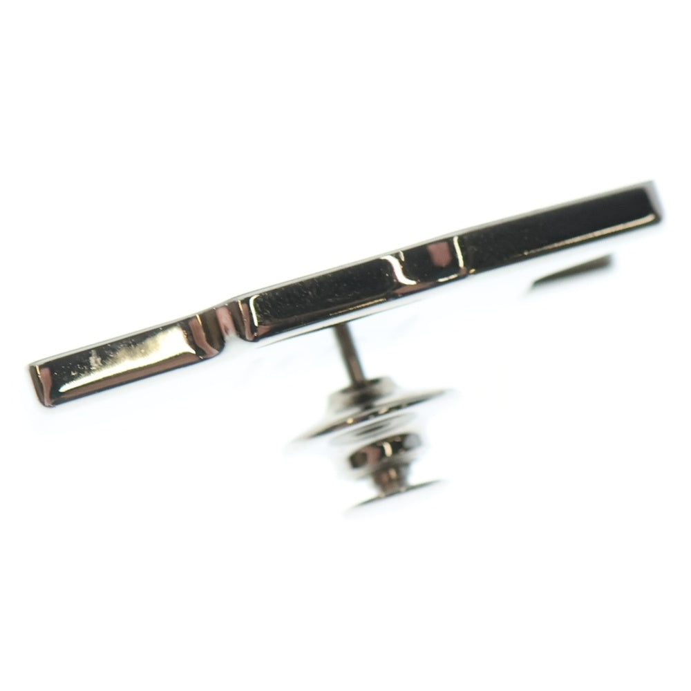 HERMES(エルメス) シュヴァルマスケ ピン ブローチ シルバー×ブルー メタル