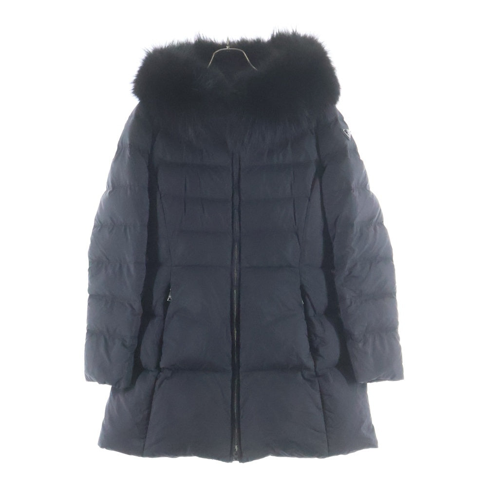 PRADA(プラダ) トライアングルロゴプレート ダウンジャケット アウター ナイロン ブラック 290696 S152 Q04 レディース