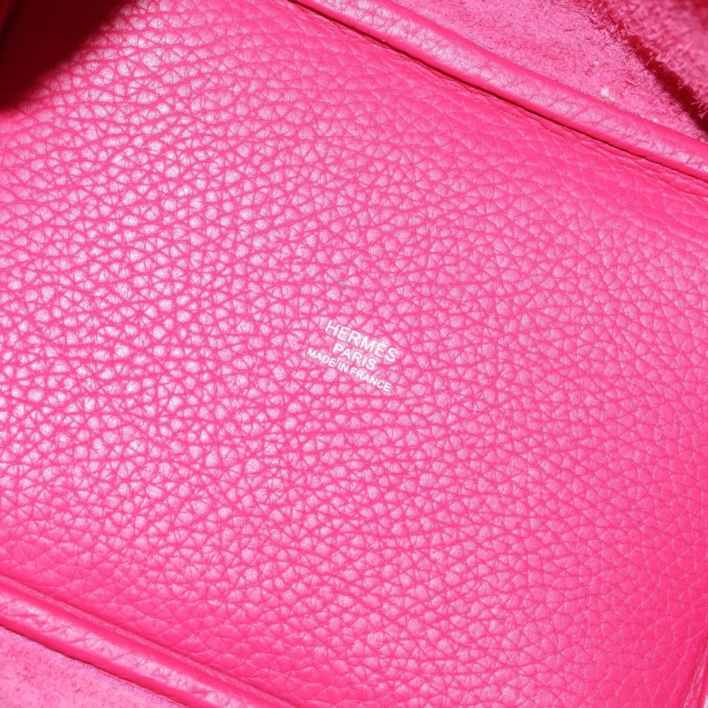 HERMES(エルメス) ピコタンロックPM モノクローム ローズメキシコ トリヨンクレマンス ピンク金具 ハンドバッグ U刻印 レディース