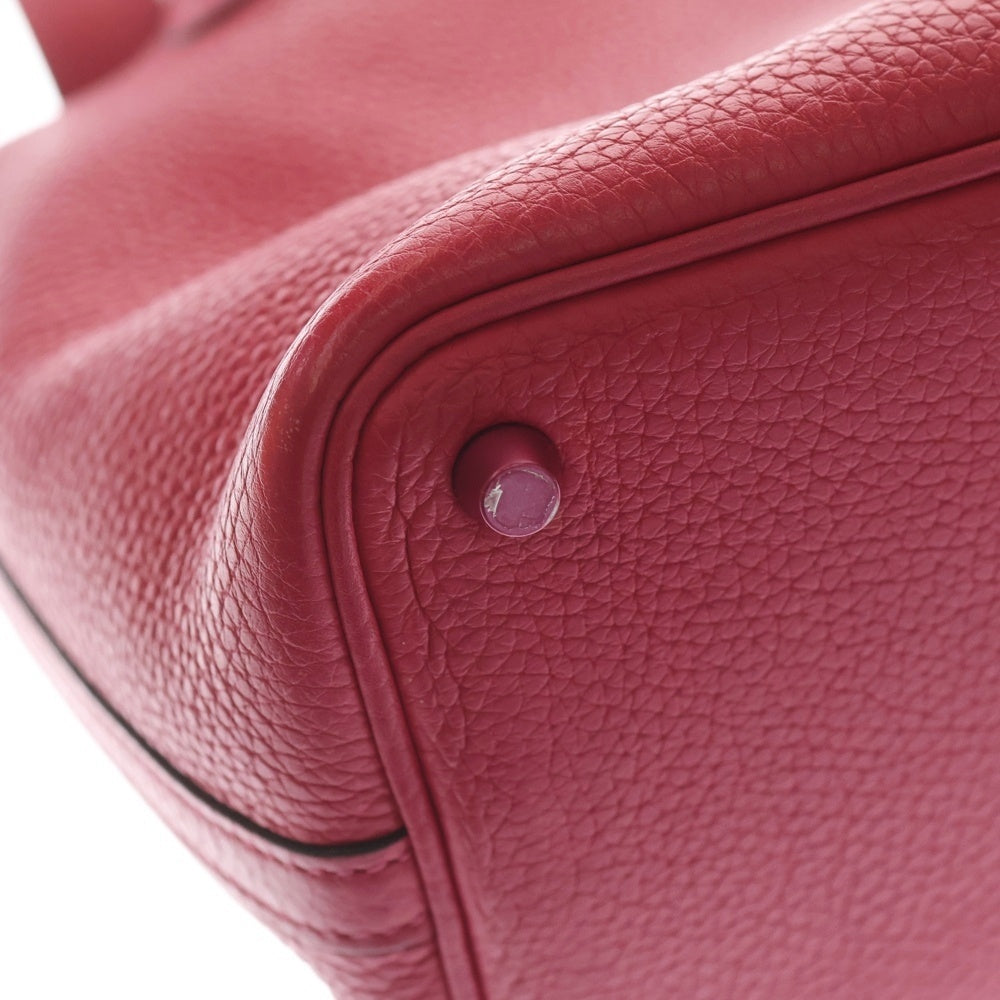HERMES(エルメス) ピコタンロックPM モノクローム ローズメキシコ トリヨンクレマンス ピンク金具 ハンドバッグ U刻印 レディース