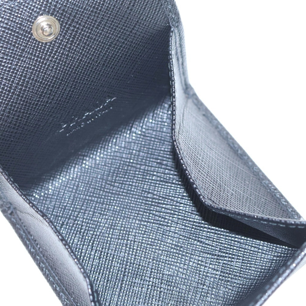 PRADA(プラダ) サフィアーノ トライアングルレザー コインケース ブラック レザー 2MM935 レディース