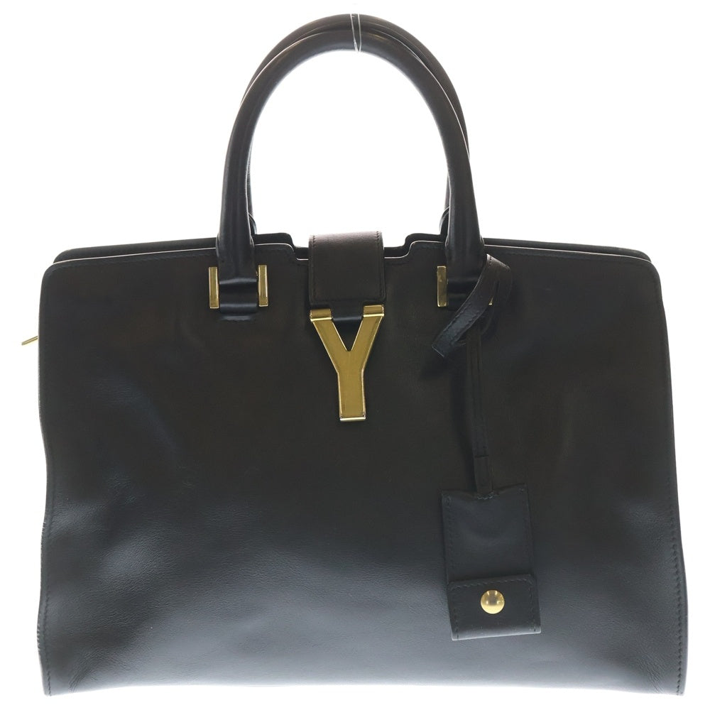 SAINT LAURENT PARIS(サンローランパリ) プチカバス YLINE 2WAYバッグ ショルダーバッグ ハンドバッグ ブラック レザー 311210 ゴールド金具 レディース