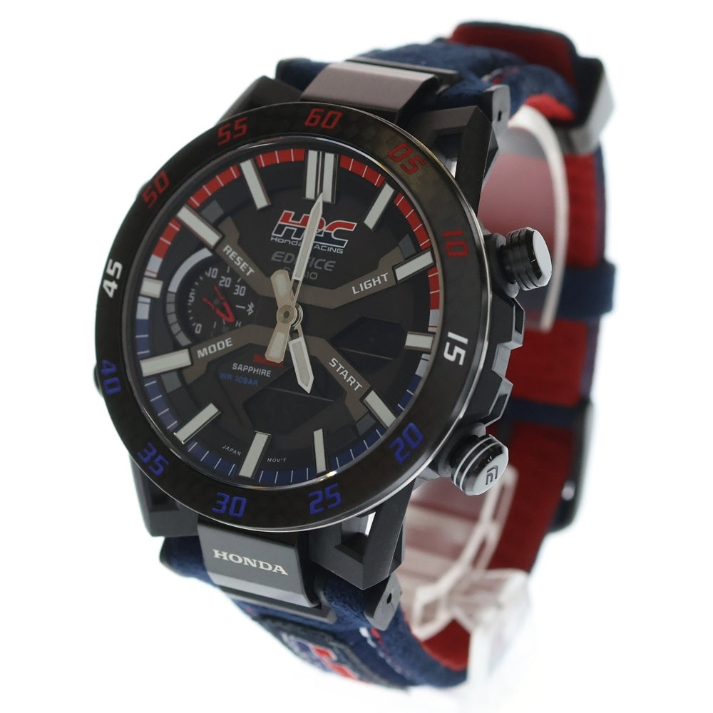 CASIO(カシオ) ECB-2000HR-1AJR ソスペンシオーネ ×HRC Honda Racing Collaboration トリコロール 黒文字盤 SS/ソーラーQZ