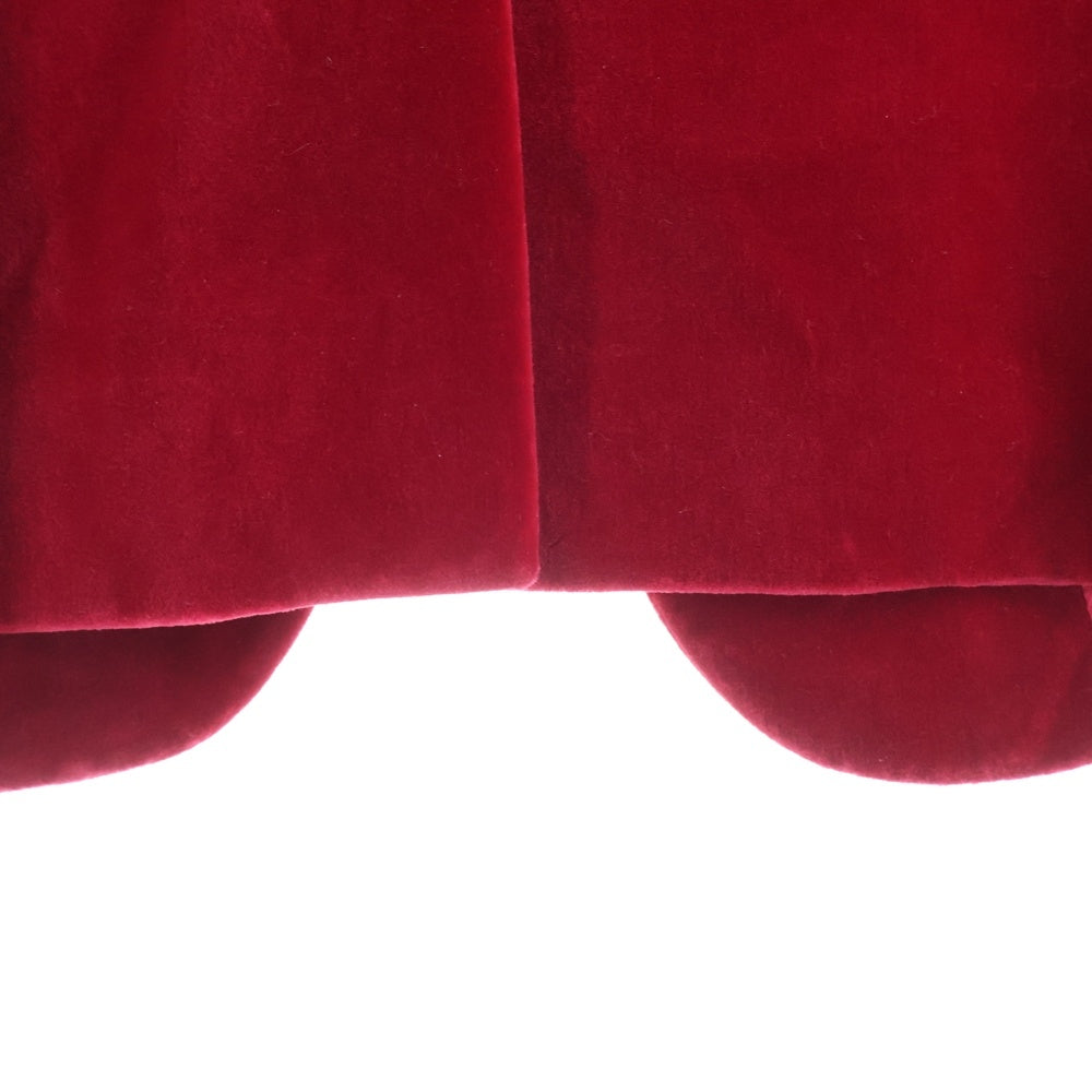 GUCCI(グッチ) ベルベット ピークドラペルシングルジャケット レッド 38 673899 ZAHW8 レディース