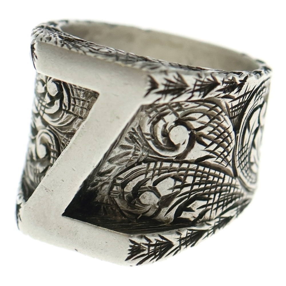 GUCCI(グッチ) アルファベット Z レターリング SV925 シルバー 指輪 #XL アクセサリー レディース