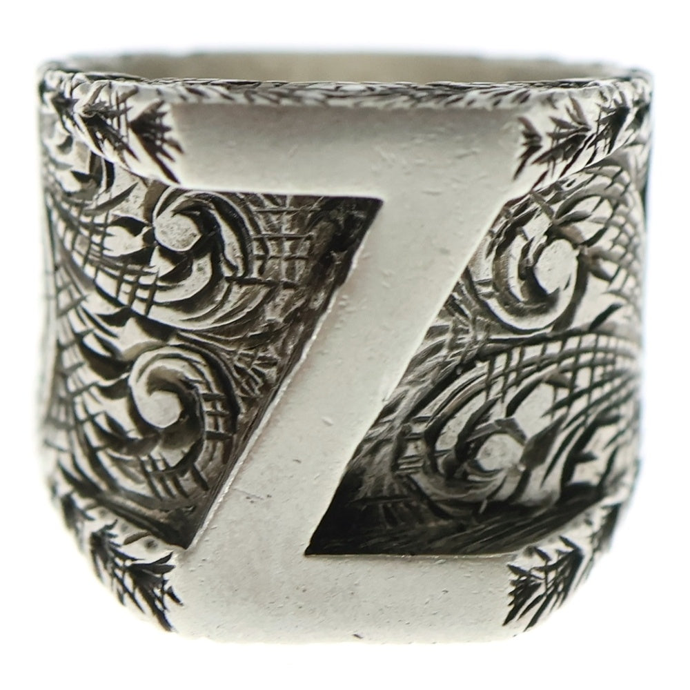 GUCCI(グッチ) アルファベット Z レターリング SV925 シルバー 指輪 #XL アクセサリー レディース