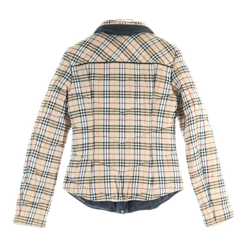 BURBERRY BRIT(バーバリー ブリット) ダウンジャケット リバーシブル ブラック/ベージュ