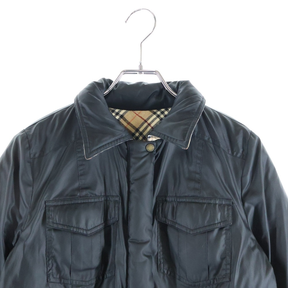 BURBERRY BRIT(バーバリー ブリット) ダウンジャケット リバーシブル ブラック/ベージュ