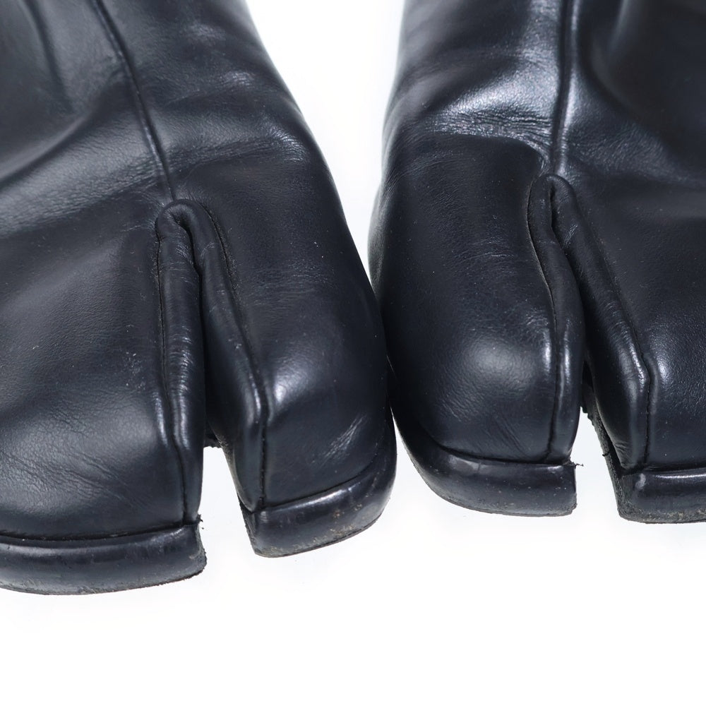 MM6 Maison Margiela(エムエムシックスメゾンマルジェラ) タビ バブーシュ レザー スリッポン ローカットシューズ ブラック