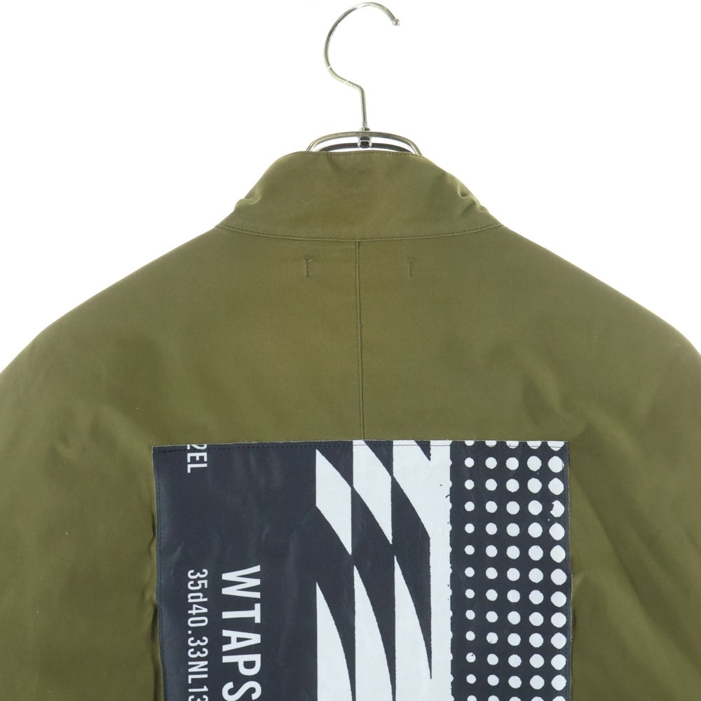 WTAPS(ダブルタップス) 18AW TTAD/JACKET.NYPO.TWILL バックプリント ナイロンツイルジャケット カーキ 182TQDT-JKM05