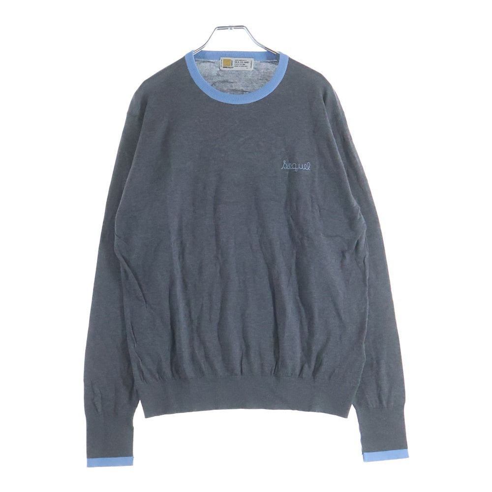 JOHN SMEDLEY(ジョンスメドレー) クルーネックコットンニットセーター