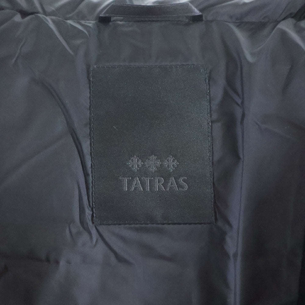 TATRAS(タトラス) SARMA サルマ ラクーンファー ダウンコート ブラック ナイロン×ダウン×フェザー #2 LTAT23A4794-D レディース