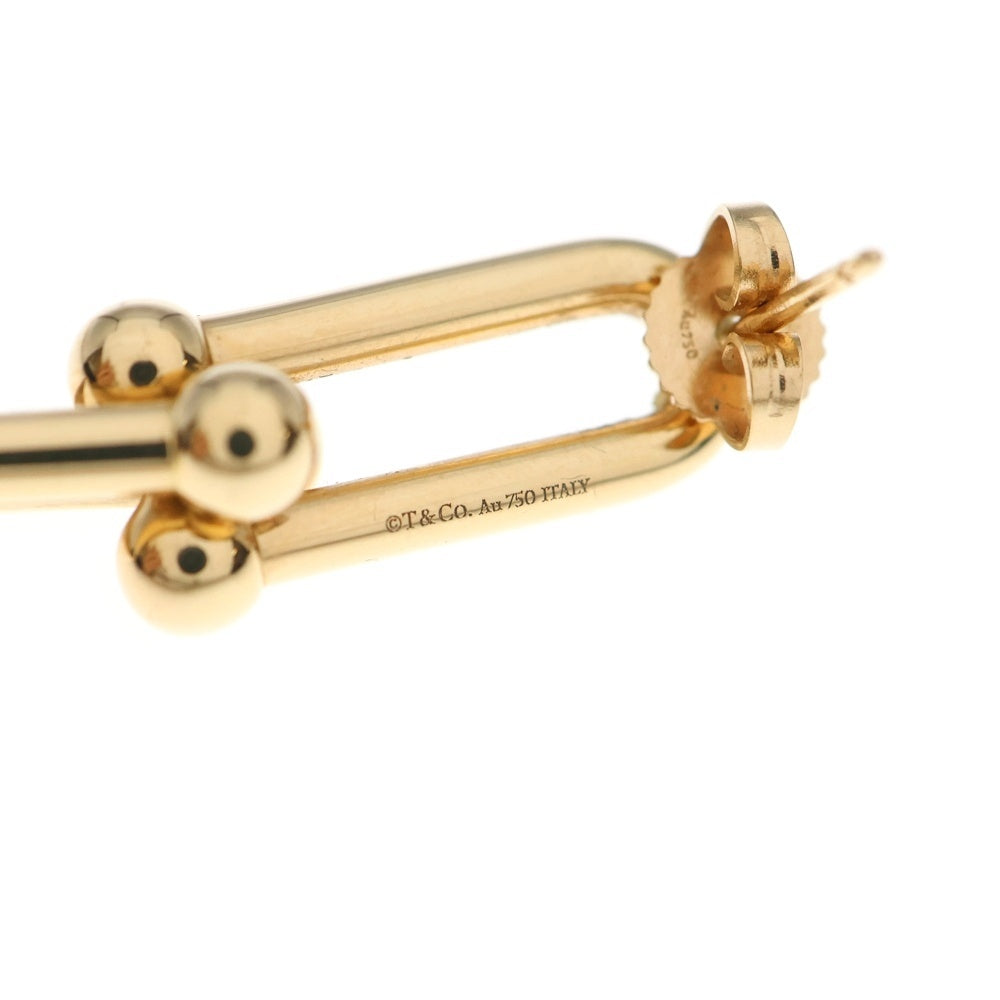 TIFFANY & Co.(ティファニー) ハードウェア ダブル ロング リンク ピアス Au750 K18 PG ピンクゴールド レディース