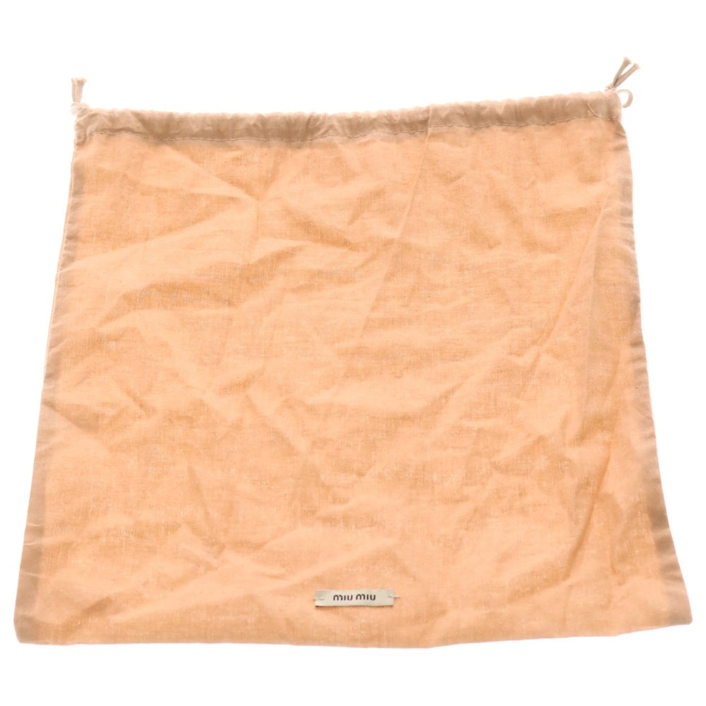 miumiu(ミュウミュウ) マテラッセ クリスタル ラインストーン ショルダーバッグ マルチカラー レザー レディース