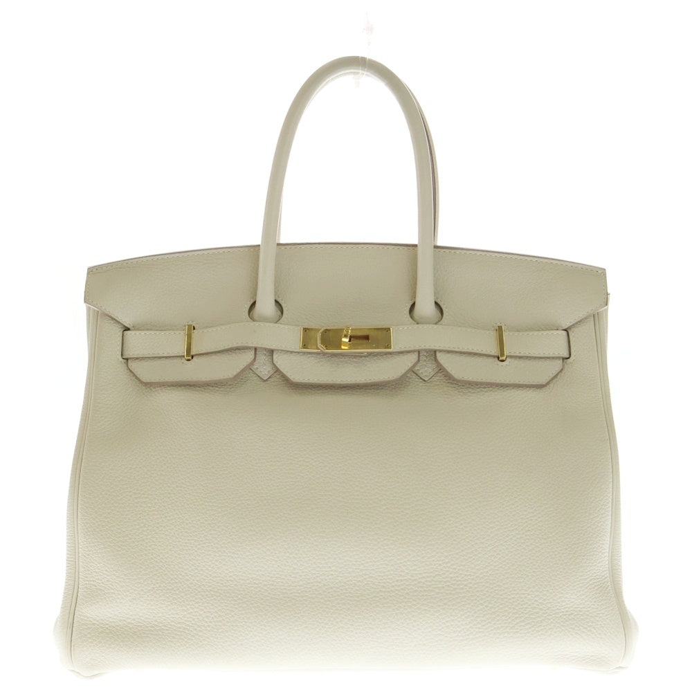 HERMES(エルメス) バーキン35 クレ トゴ ハンドバッグ ゴールド金具 X刻印 レディース