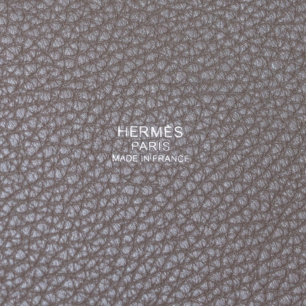 HERMES(エルメス) ピコタンロックMM エトゥープ トリヨンクレマンス シルバー金具 Z刻印 ハンドバッグ レディース