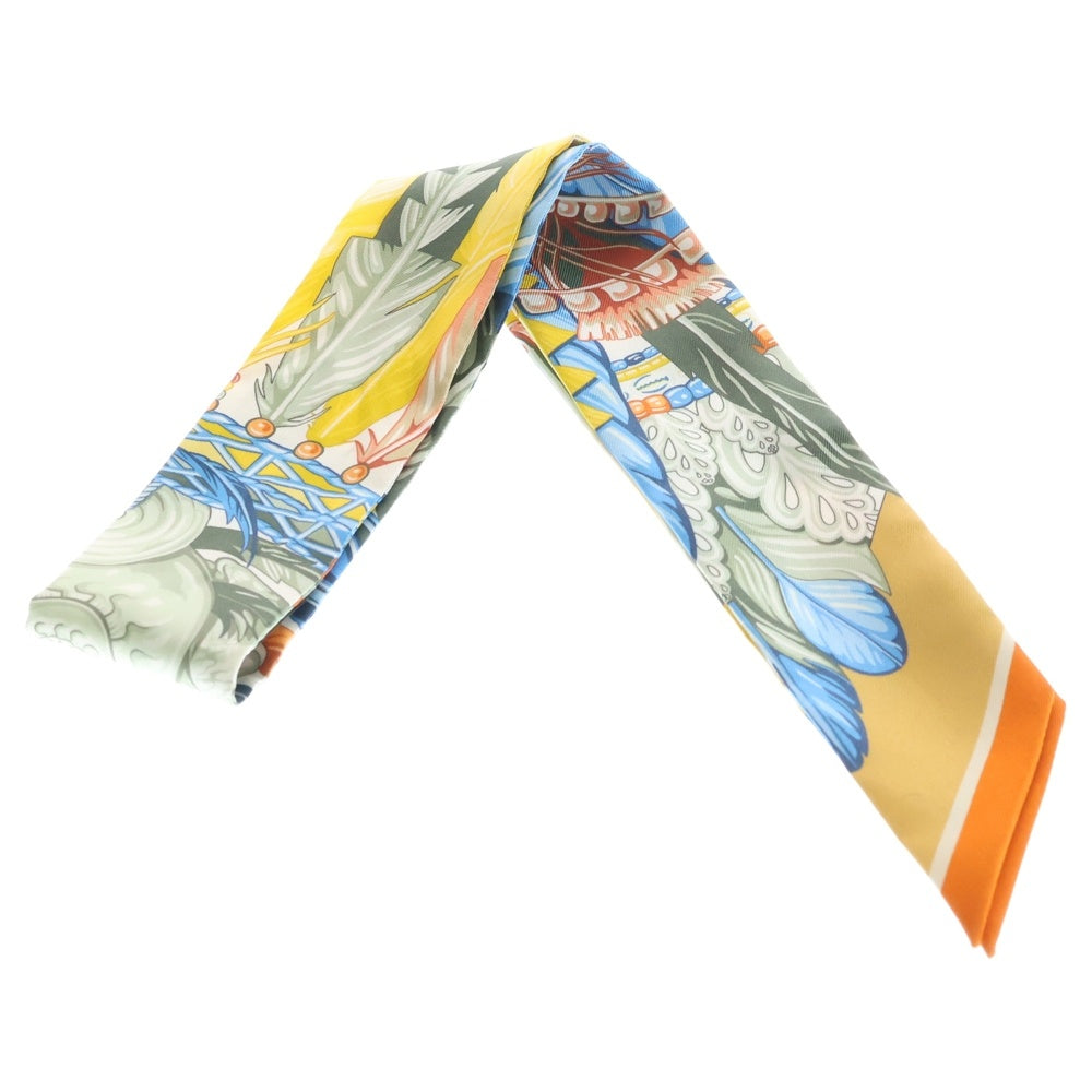 HERMES(エルメス) ツイリー selle de dignitaire マルチカラー シルクスカーフ