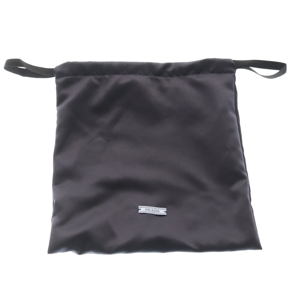 PRADA(プラダ) トライアングルロゴ ビーニー ニットキャップ ネイビー 1HC390
