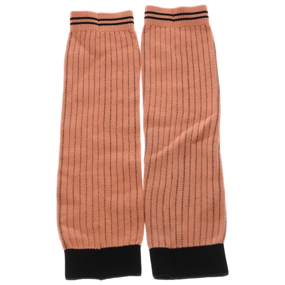CHANEL(シャネル) 24C ココマーク ロゴ ニット レッグウォーマー ピンク レディース